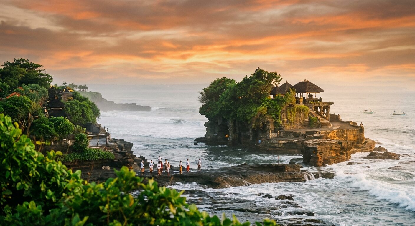 Pura Tanah Lot: Balis berühmter Meerestempel