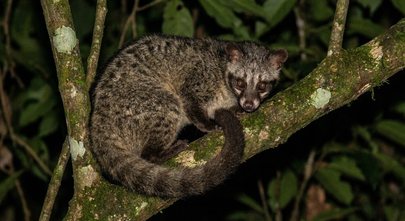 Fleckenmusang: Der Kopi Luwak Produzent